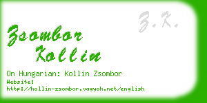 zsombor kollin business card